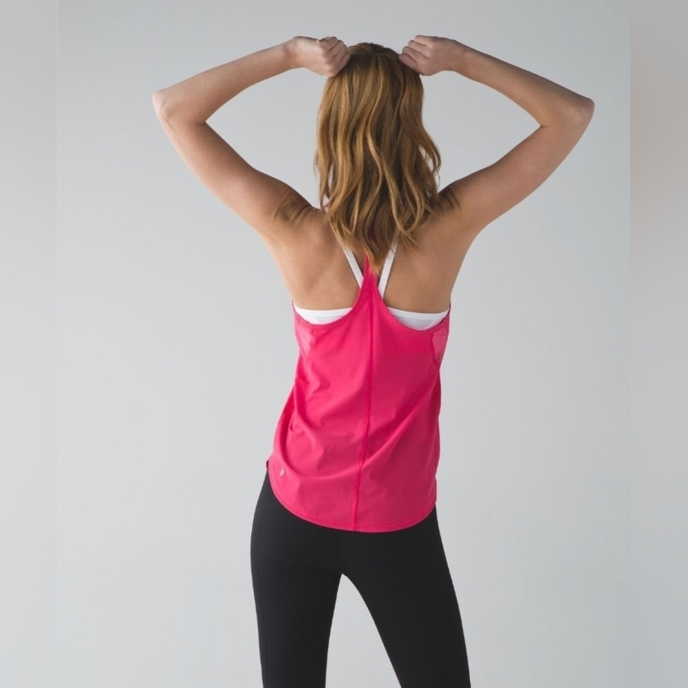 Lululemon Fast Lane Singlet Boom Juice Size 8